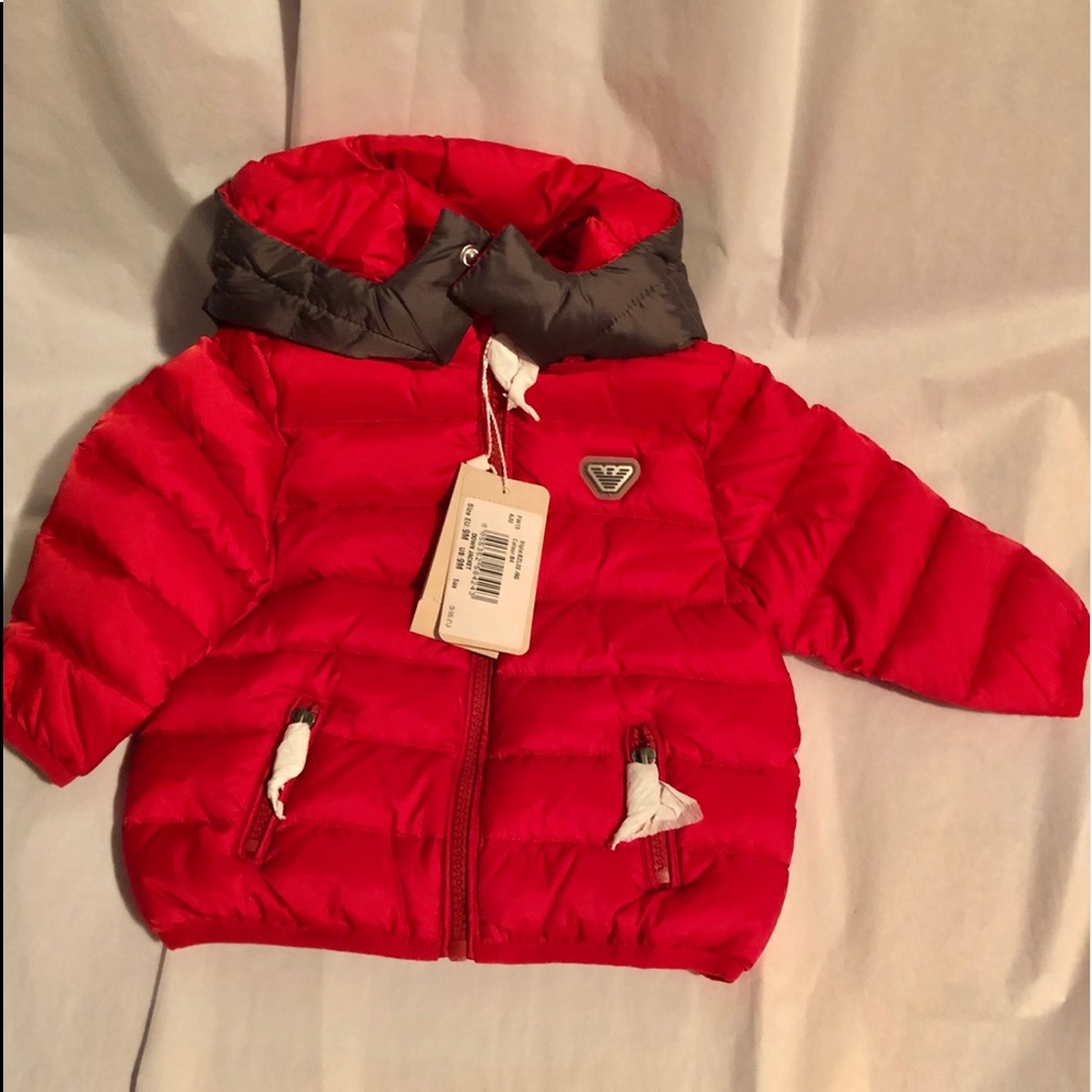 Armani baby puffer